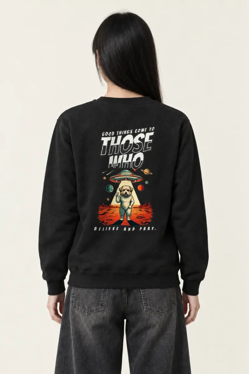 "Believe And Pray" Heavy Blend Unisex Crewneck Sweatshirt