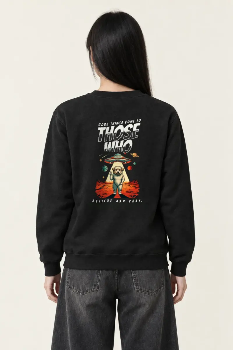 "Believe And Pray" Heavy Blend Unisex Crewneck Sweatshirt