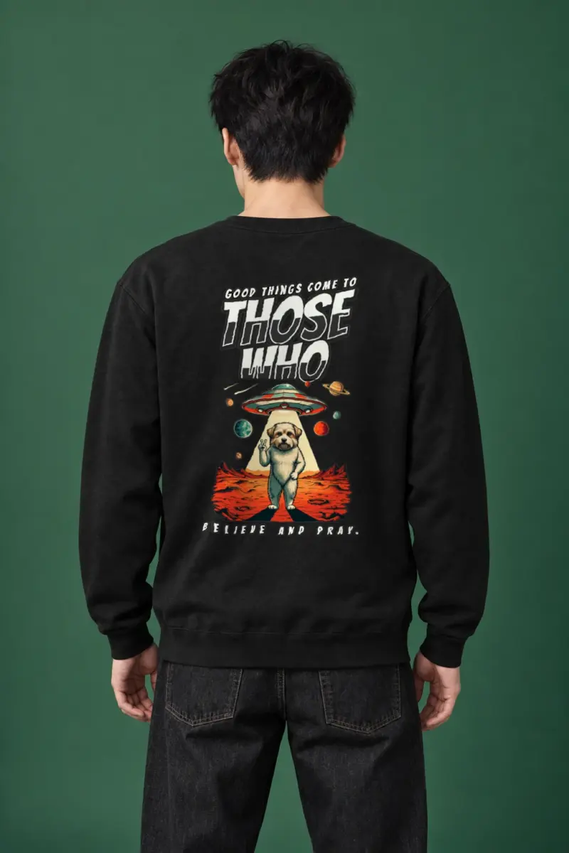 "Believe And Pray" Heavy Blend Unisex Crewneck Sweatshirt