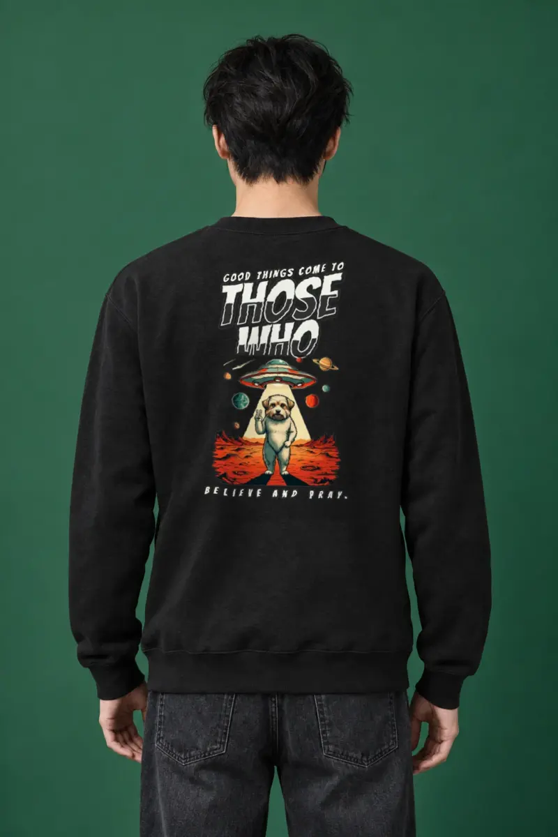 "Believe And Pray" Heavy Blend Unisex Crewneck Sweatshirt