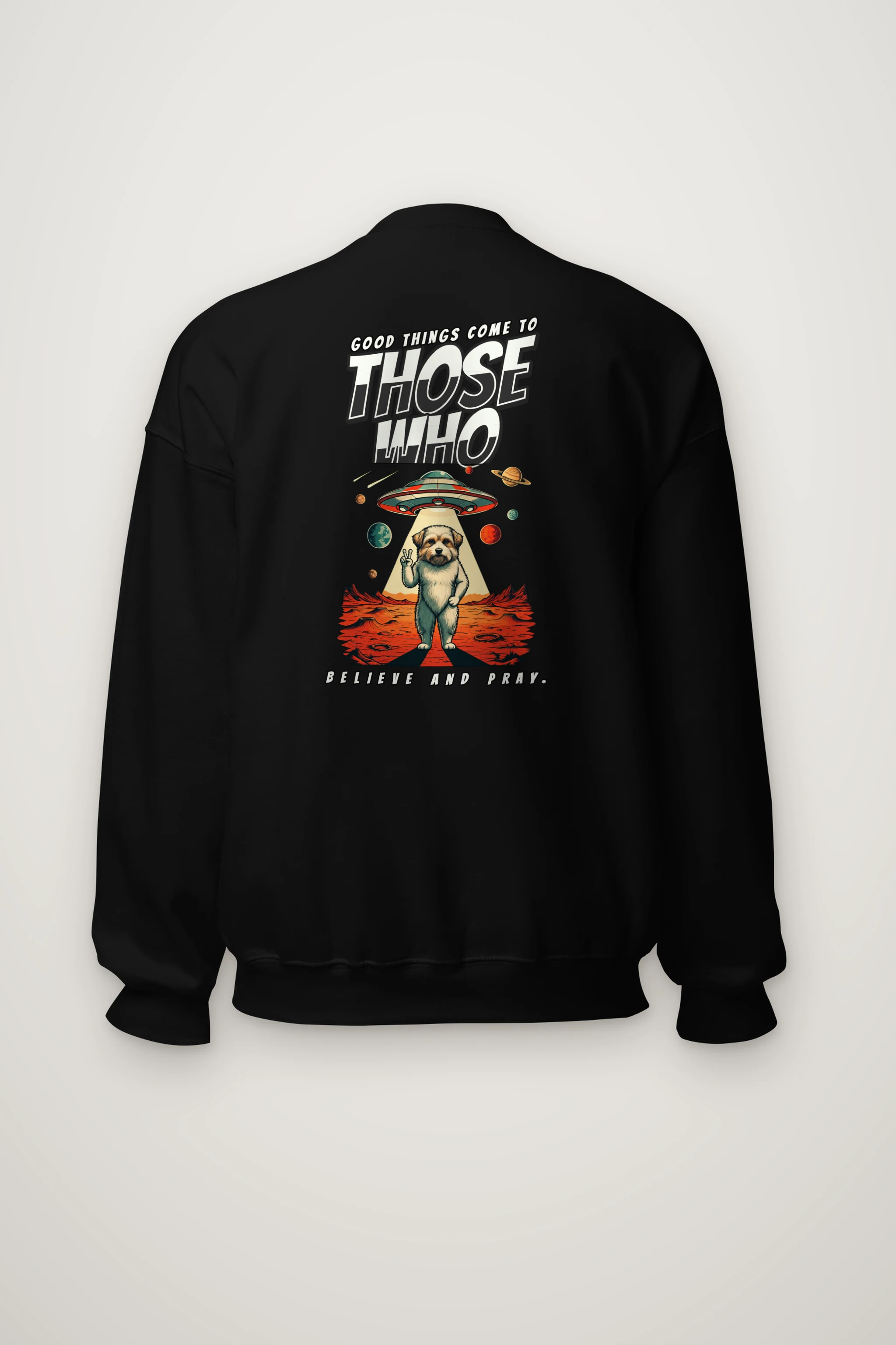"Believe And Pray" Heavy Blend Unisex Crewneck Sweatshirt
