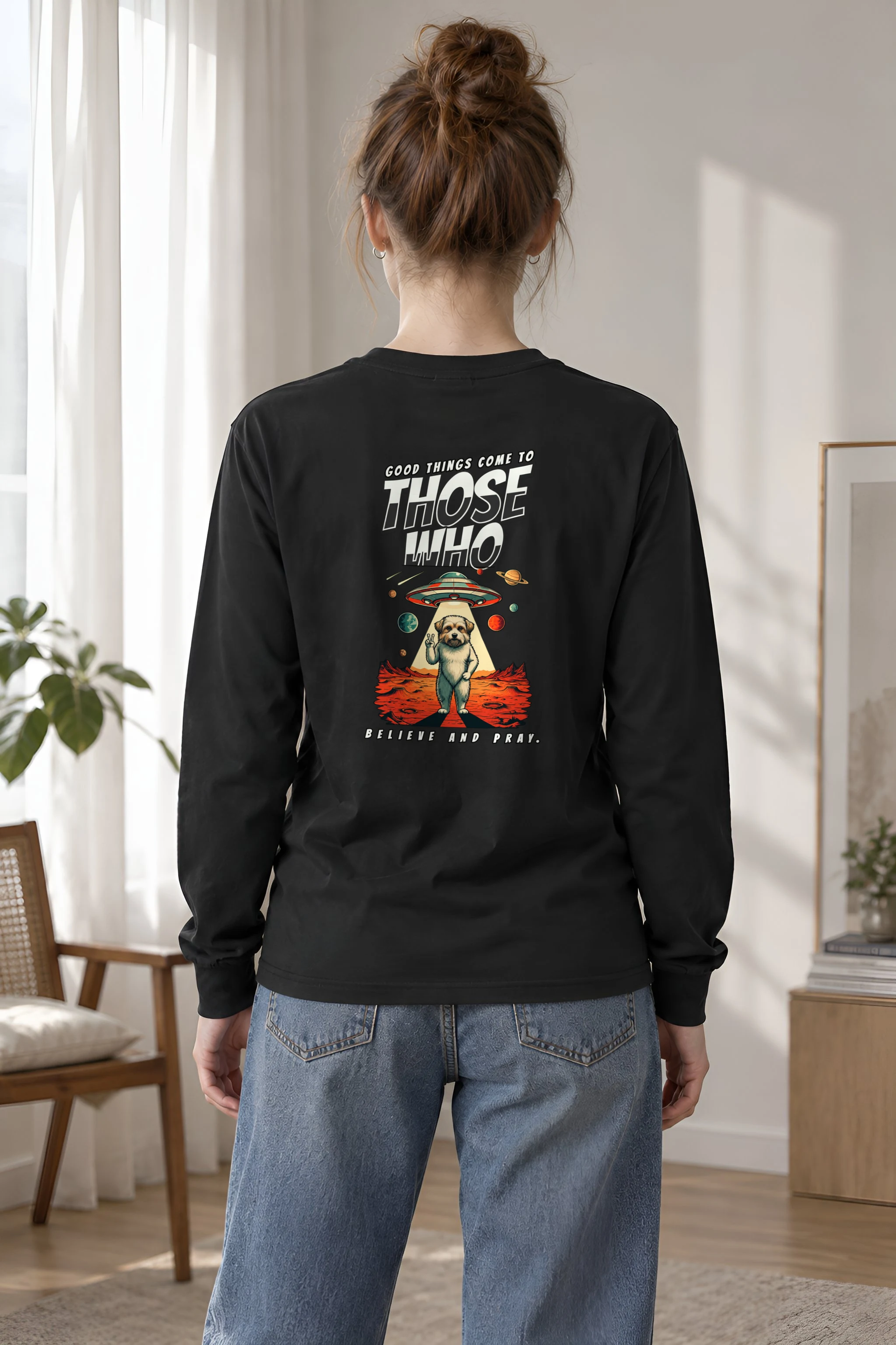 "Believe And Pray" Unisex Longsleeve T-shirt