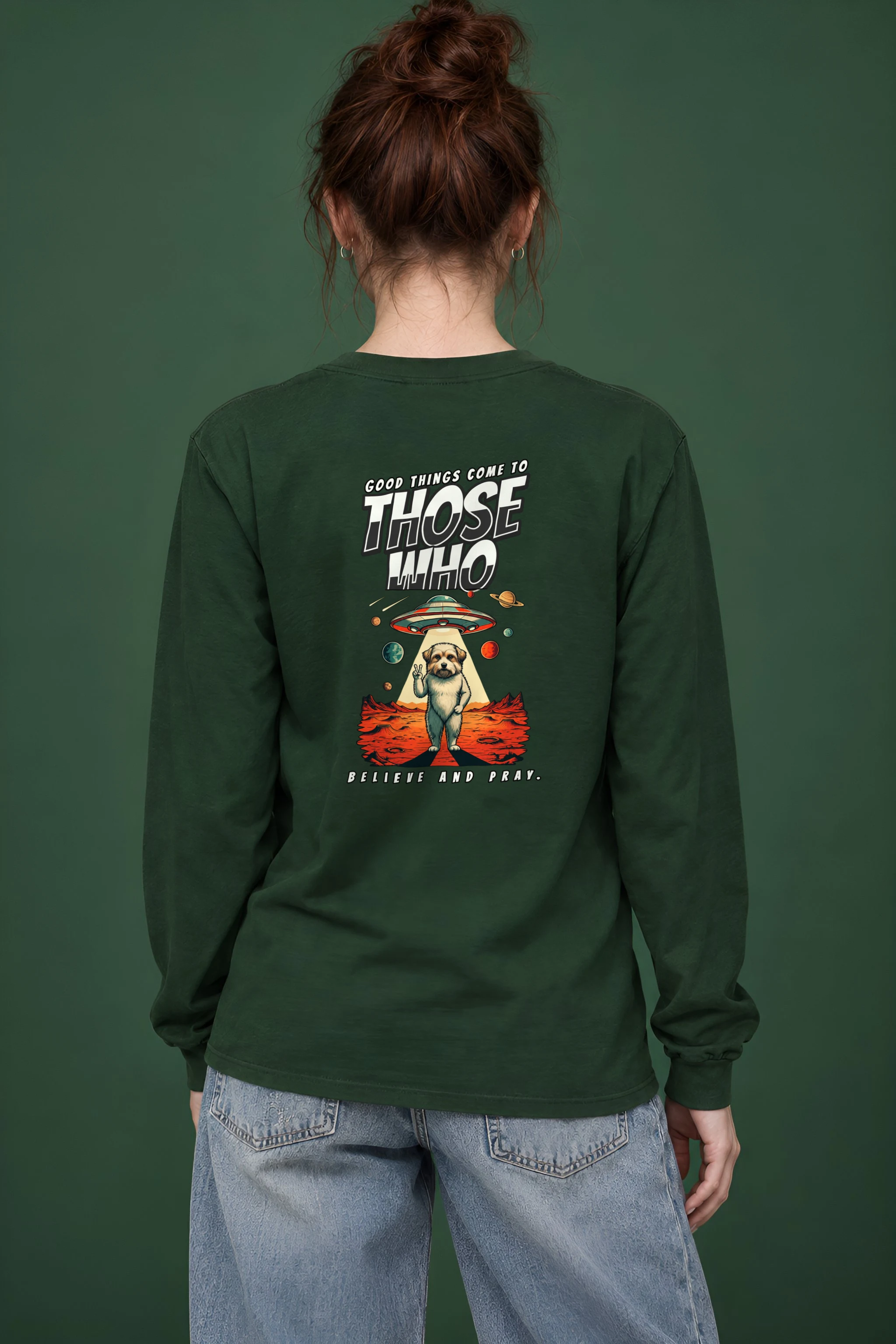 "Believe And Pray" Unisex Longsleeve T-shirt