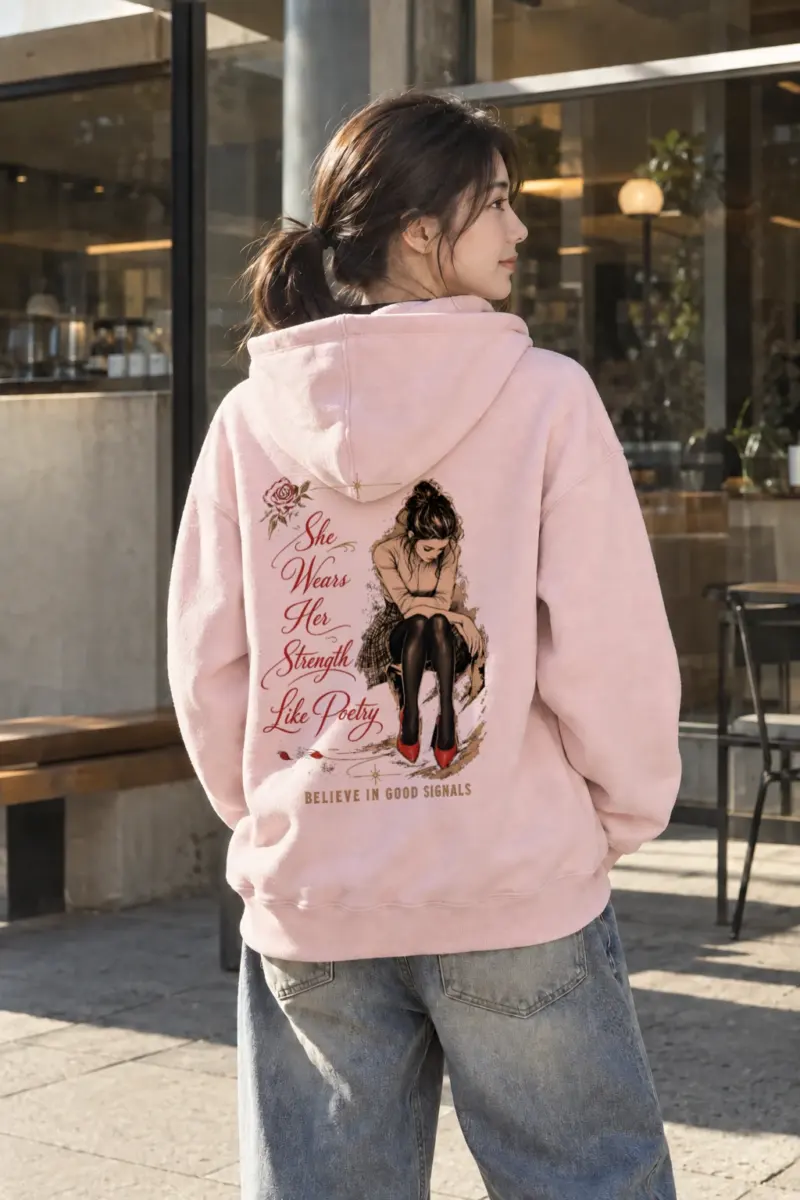 "Believe In Good Signals" Heavy Blend Unisex Pullover Hoodie | Gildan 18500