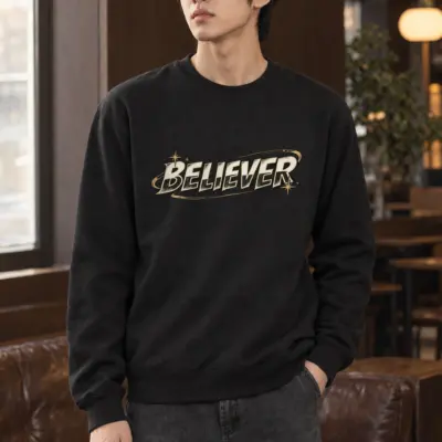 "Believer Starburst" Heavy Blend Unisex Crewneck Sweatshirt
