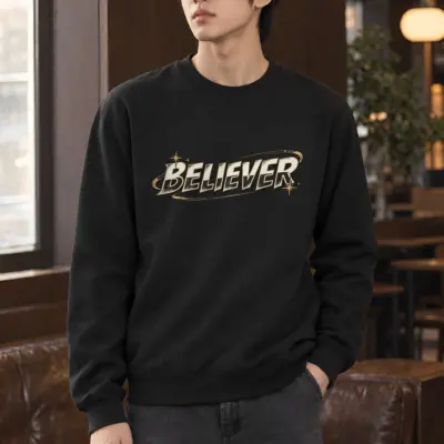 "Believer Starburst" Heavy Blend Unisex Crewneck Sweatshirt