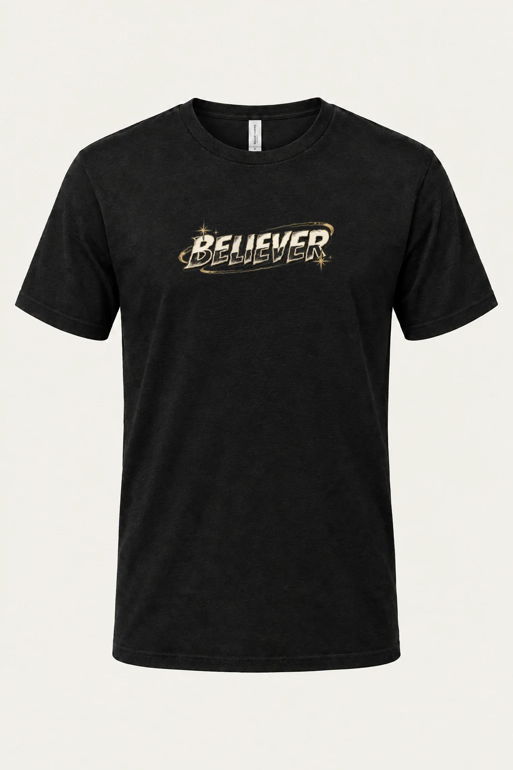 "Believer Starburst" Heavyweight Unisex Crewneck T-shirt | Gildan 5000