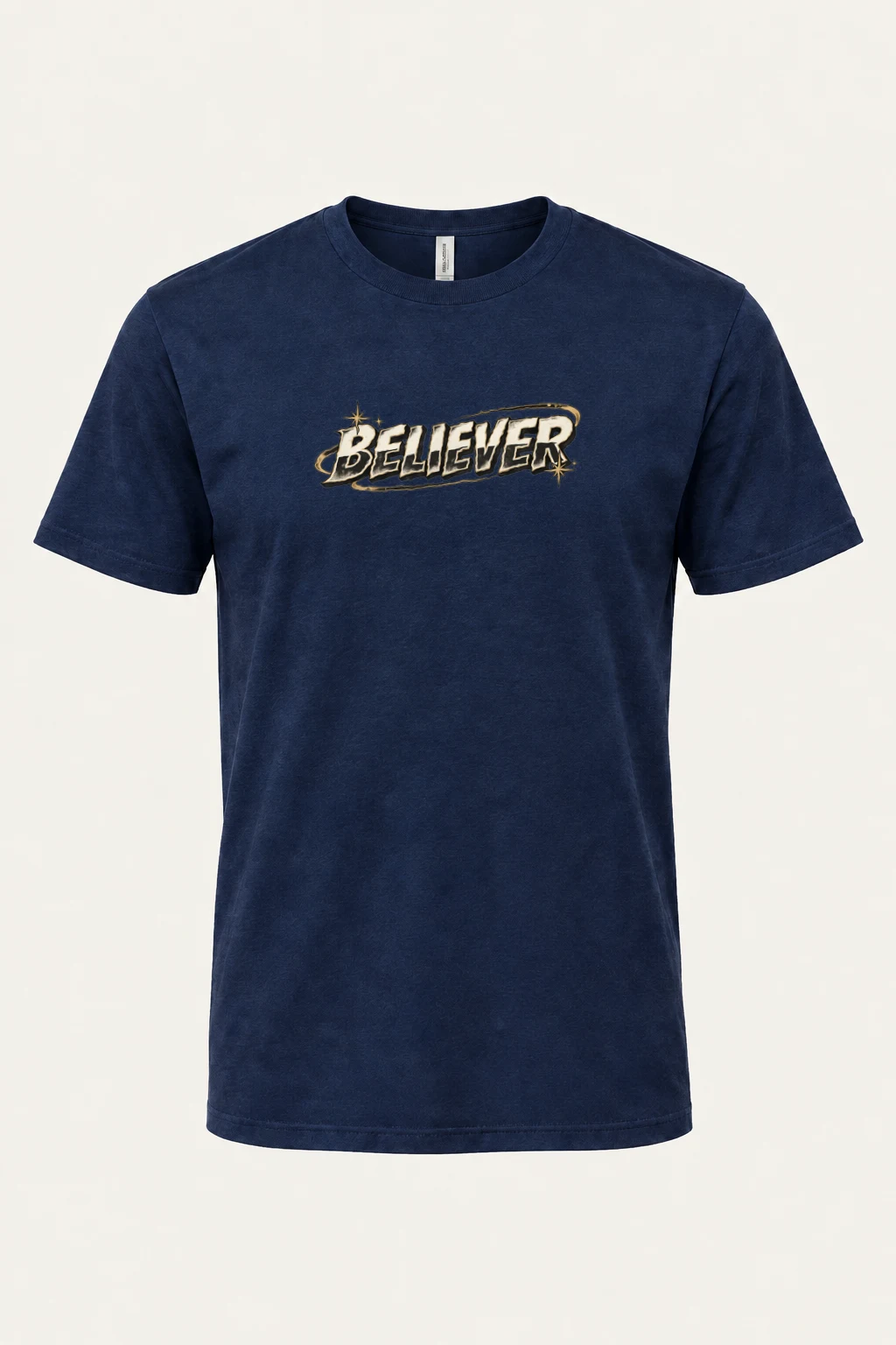 "Believer Starburst" Heavyweight Unisex Crewneck T-shirt | Gildan 5000