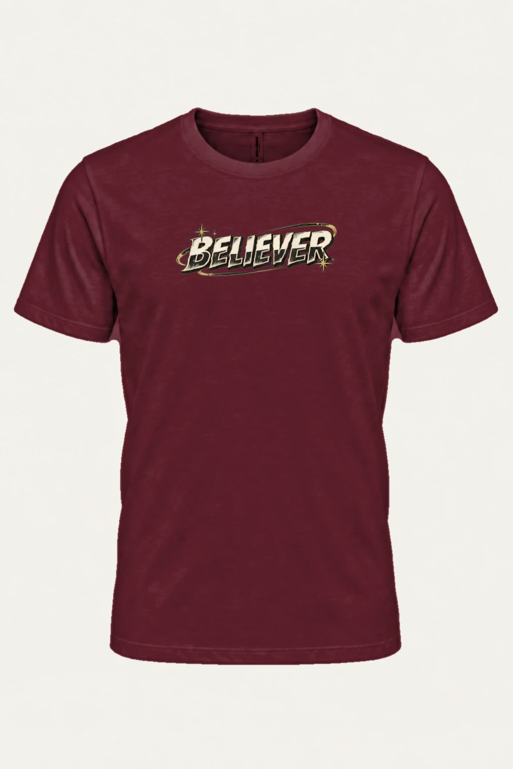 "Believer Starburst" Heavyweight Unisex Crewneck T-shirt | Gildan 5000
