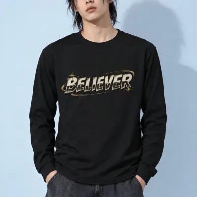 "Believer Starburst" Unisex Longsleeve T-shirt