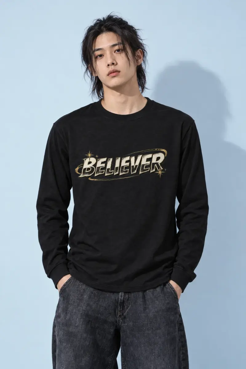 "Believer Starburst" Unisex Longsleeve T-shirt
