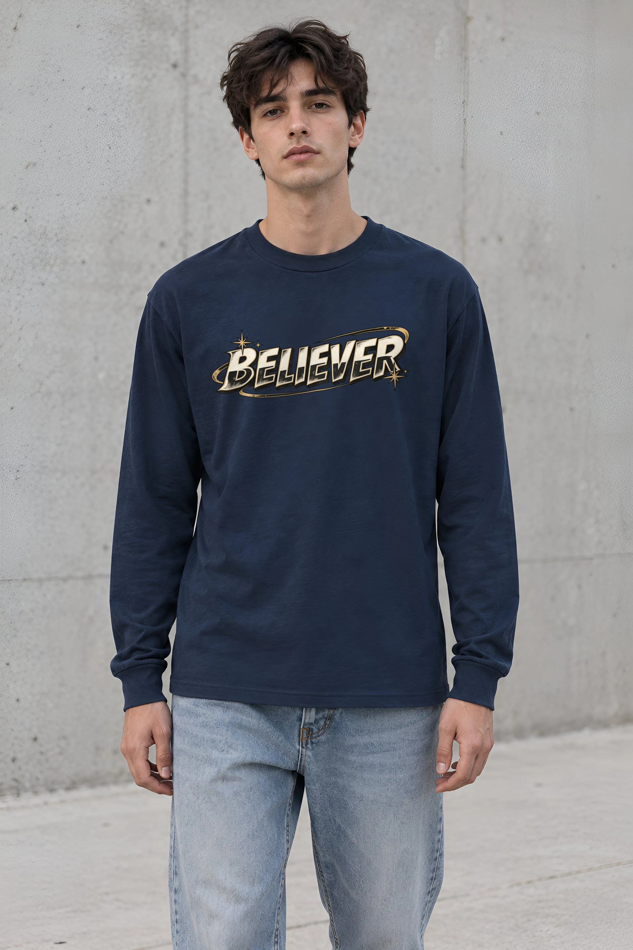 "Believer Starburst" Unisex Longsleeve T-shirt