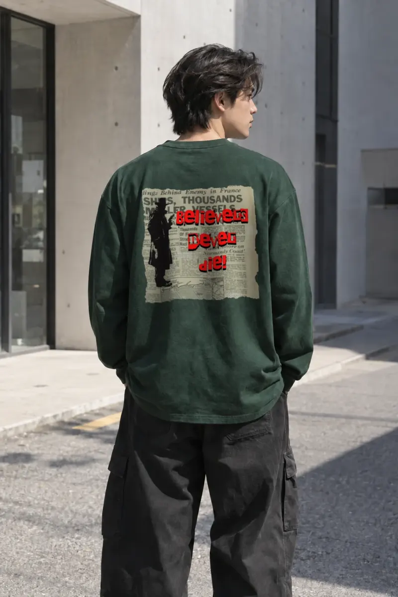 “Believers Never Die” Unisex Longsleeve T-shirt | Gildan 2400
