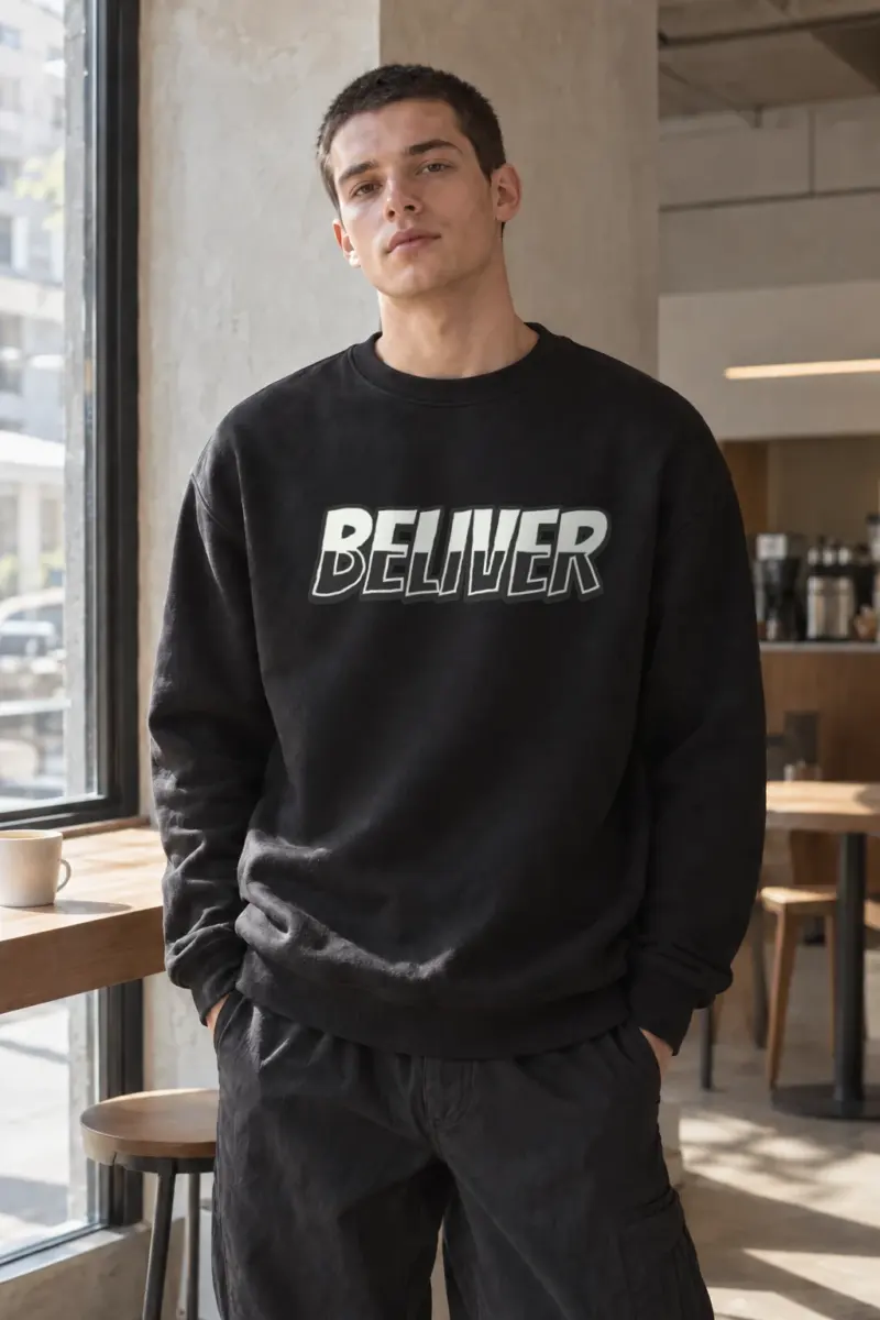 “Beller Varsity” Heavy Blend Unisex Crewneck Sweatshirt | Gildan 18000
