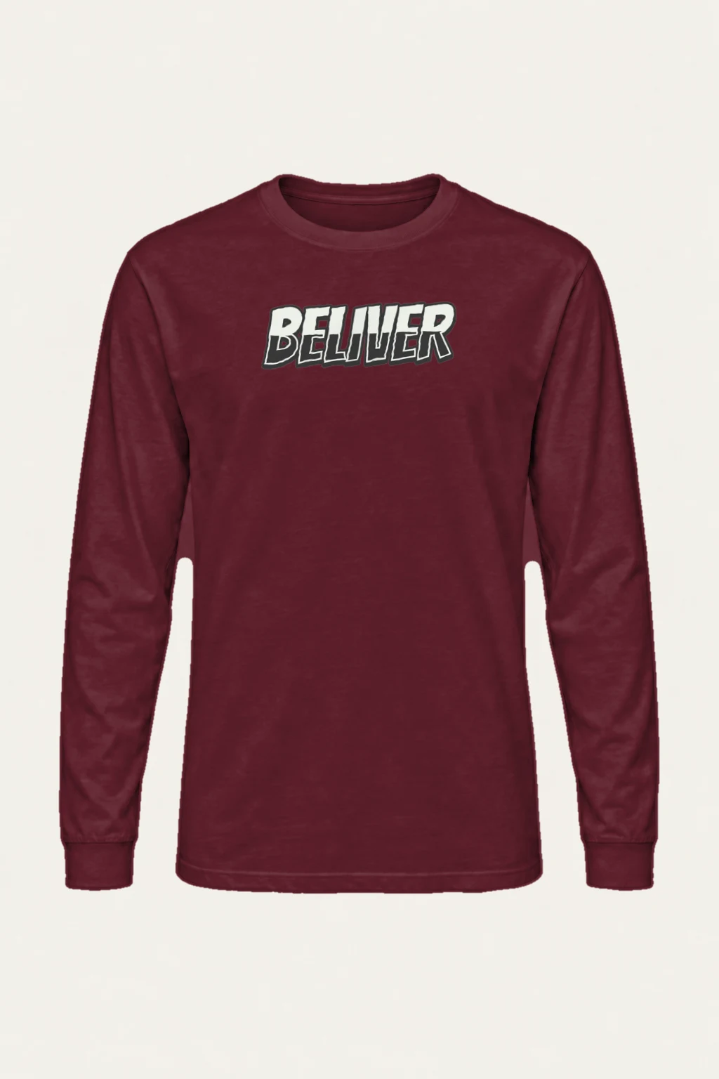 "Beller Varsity Lettering" Unisex Longsleeve T-shirt | Gildan 2400