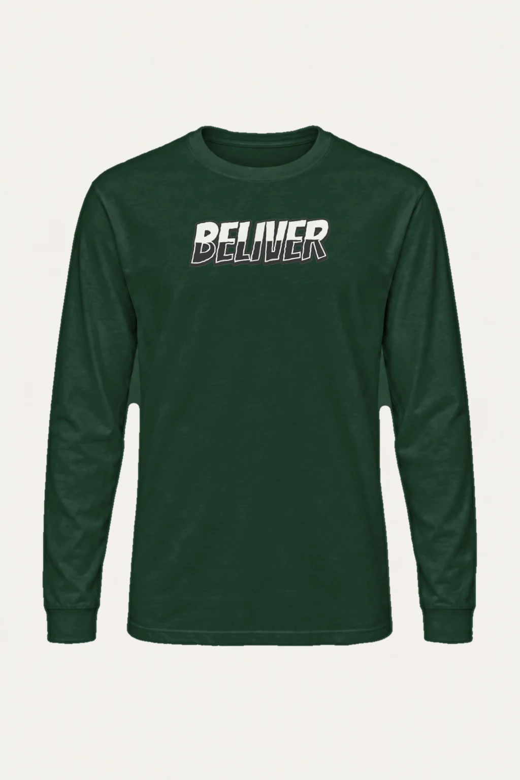 "Beller Varsity Lettering" Unisex Longsleeve T-shirt | Gildan 2400
