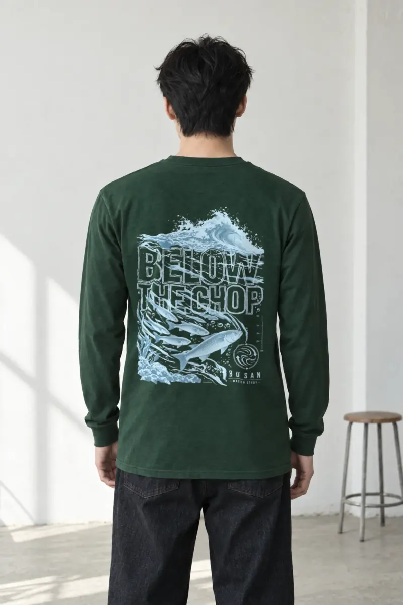"Below The Chop" Unisex Longsleeve T-shirt