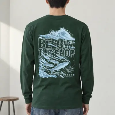 "Below The Chop" Unisex Longsleeve T-shirt