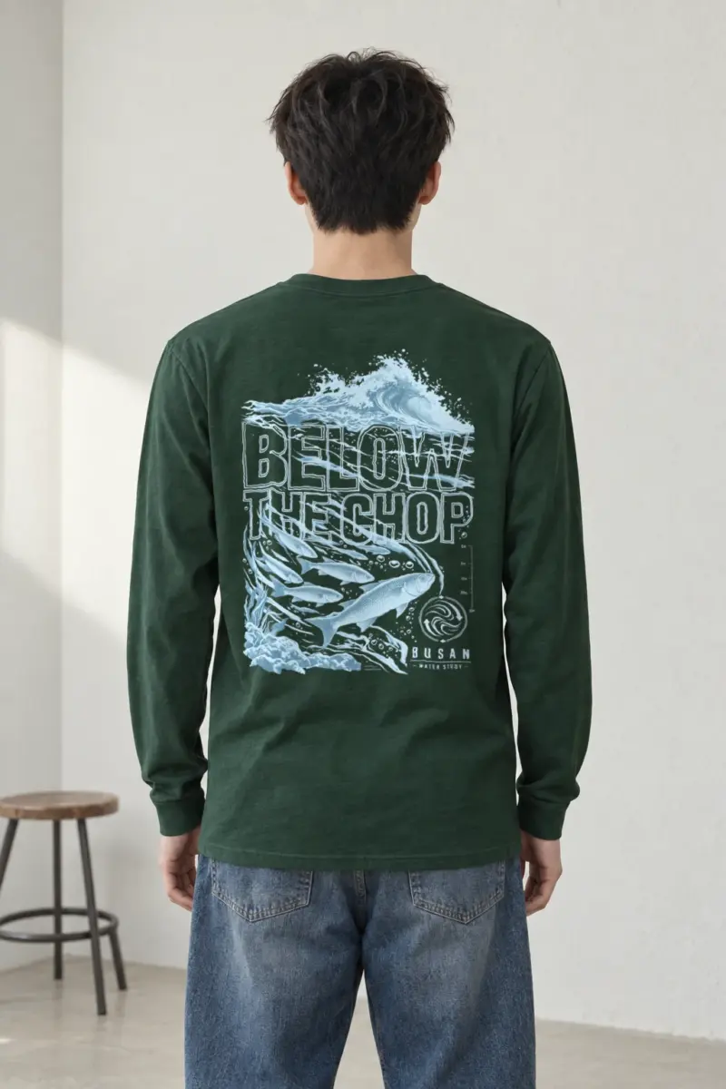 "Below The Chop" Unisex Longsleeve T-shirt
