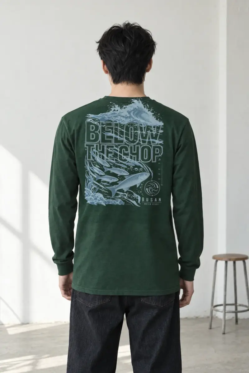 "Below The Chop" Unisex Longsleeve T-shirt