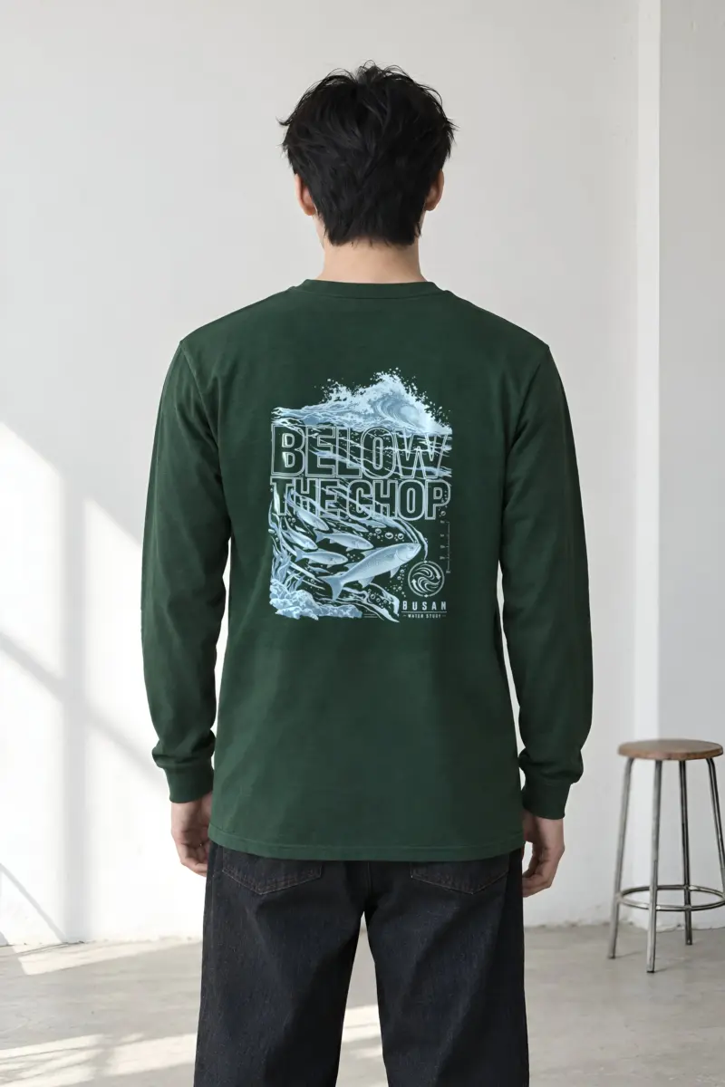 "Below The Chop" Unisex Longsleeve T-shirt