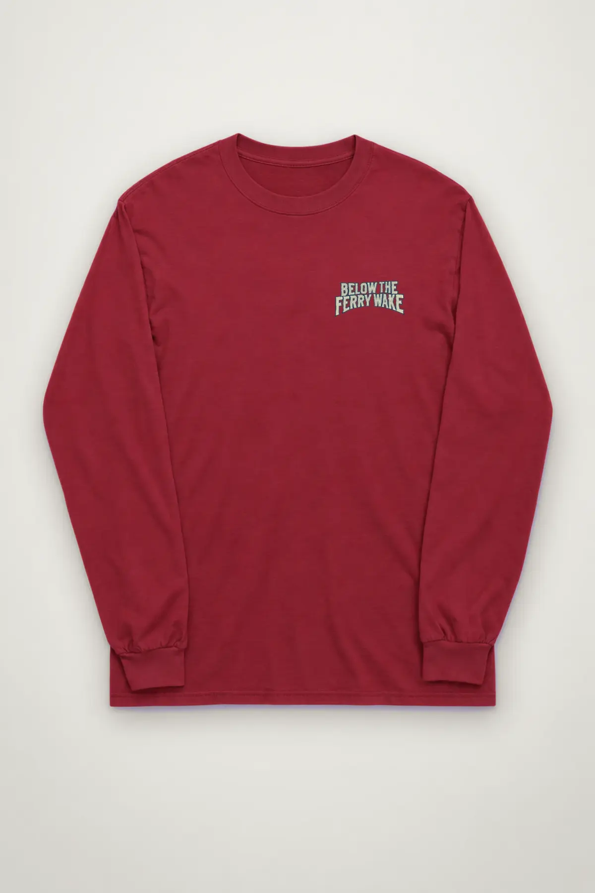 "Below the Ferry Wake" Unisex Longsleeve T-shirt