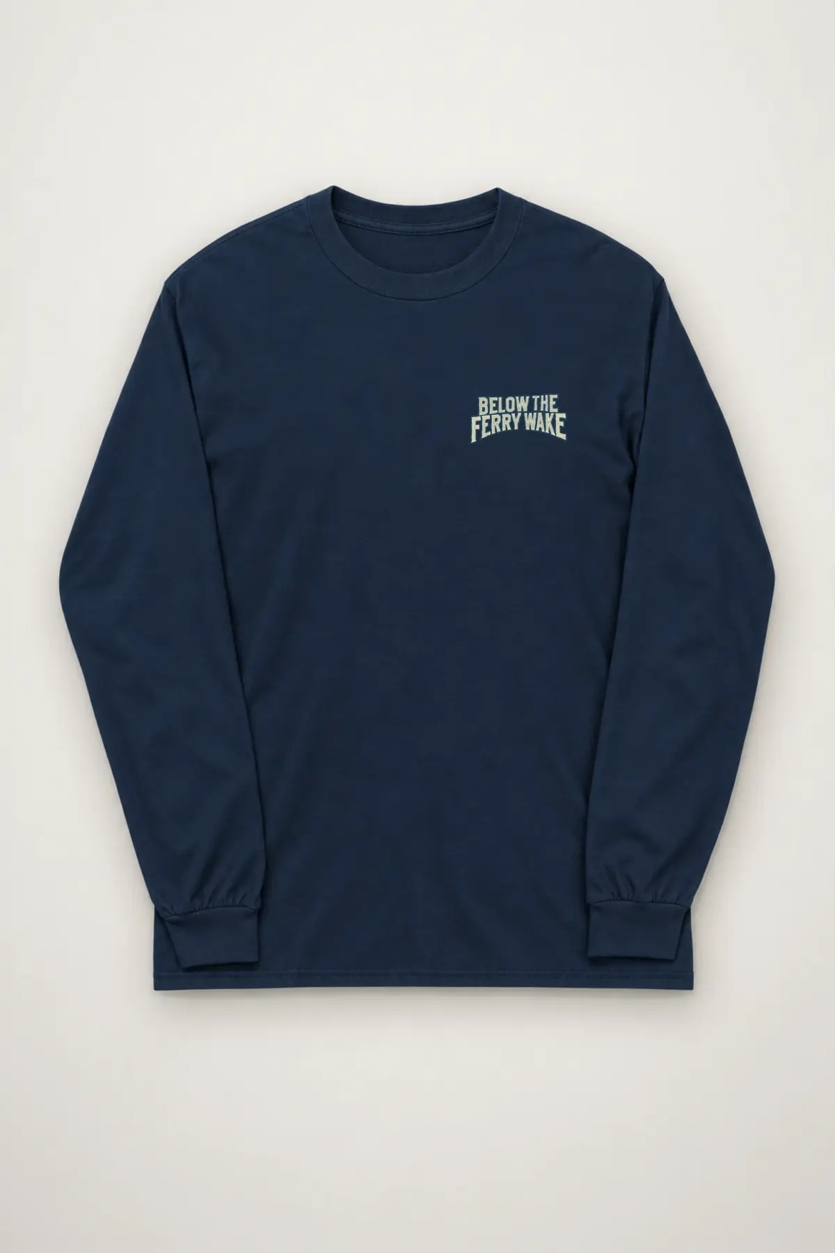 "Below the Ferry Wake" Unisex Longsleeve T-shirt
