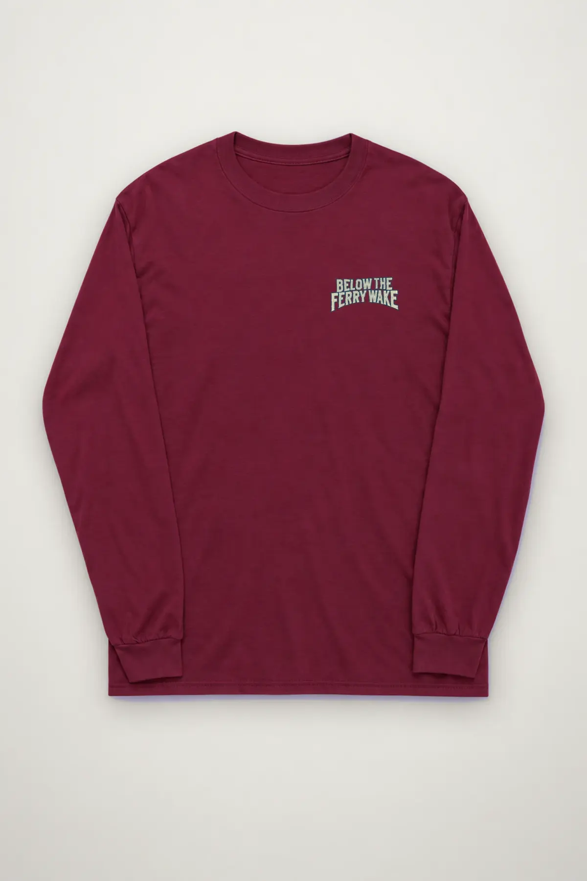 "Below the Ferry Wake" Unisex Longsleeve T-shirt