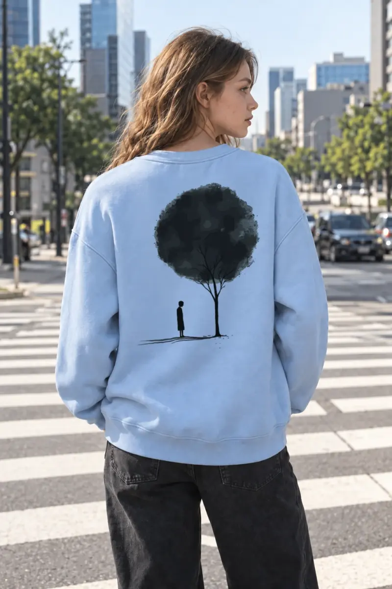 "Beneath The Tree" Heavy Blend Unisex Crewneck Sweatshirt | Gildan 18000