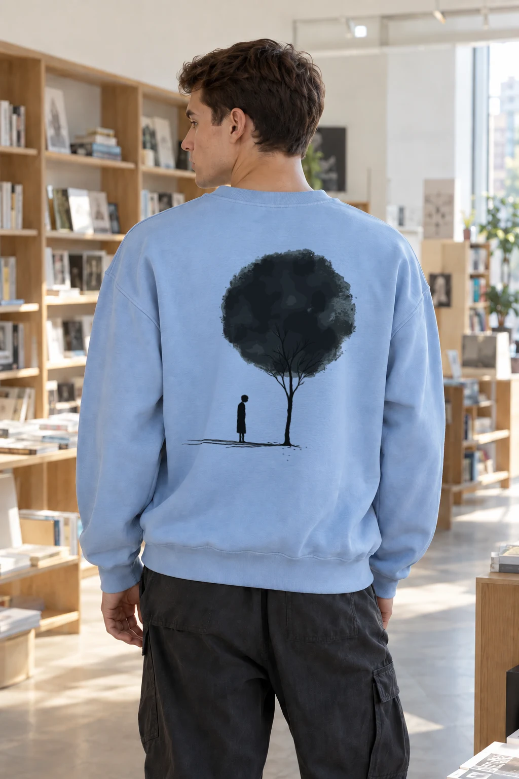"Beneath The Tree" Heavy Blend Unisex Crewneck Sweatshirt | Gildan 18000