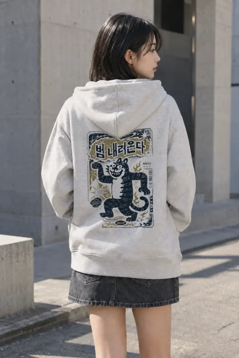"Beom Naeryeonda Spirit" Heavy Blend Unisex Pullover Hoodie | Gildan 18500