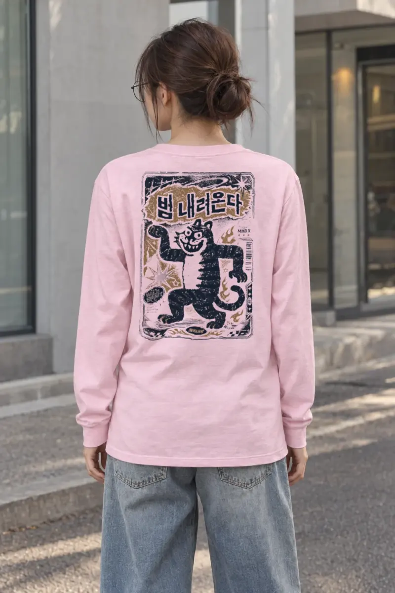 "Beom Naeryeonda Spirit" Unisex Longsleeve T-shirt