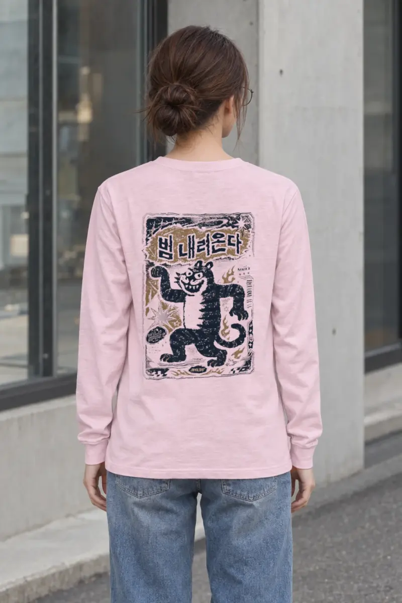 "Beom Naeryeonda Spirit" Unisex Longsleeve T-shirt