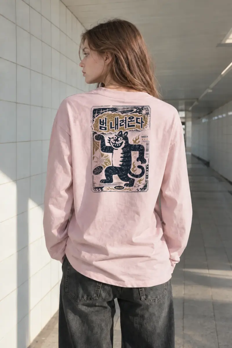 “Beom Naeryeonda Spirit” Unisex Longsleeve T-shirt | Gildan 2400