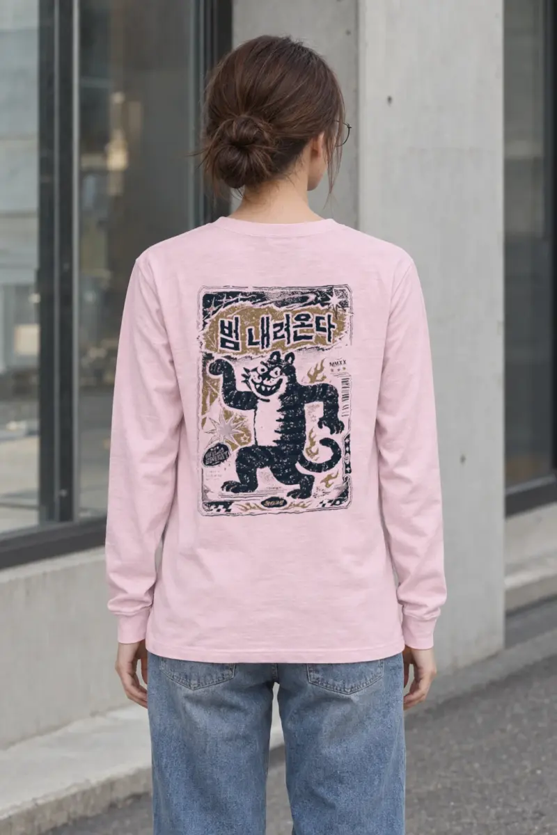 "Beom Naeryeonda Spirit" Unisex Longsleeve T-shirt