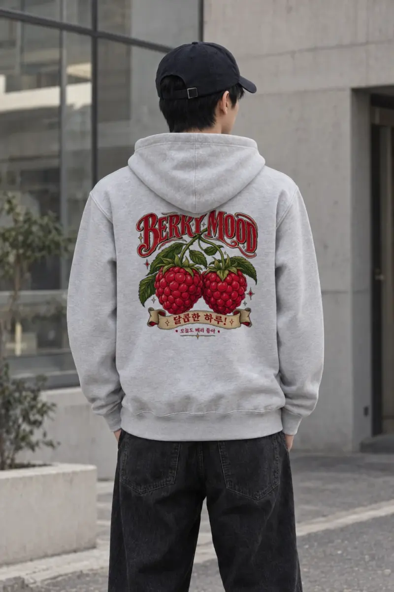 "Berry Mood" Heavy Blend Unisex Pullover Hoodie