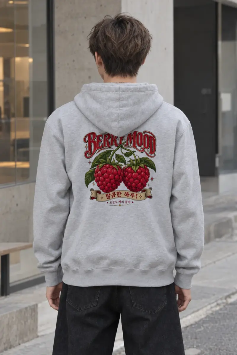 "Berry Mood" Heavy Blend Unisex Pullover Hoodie