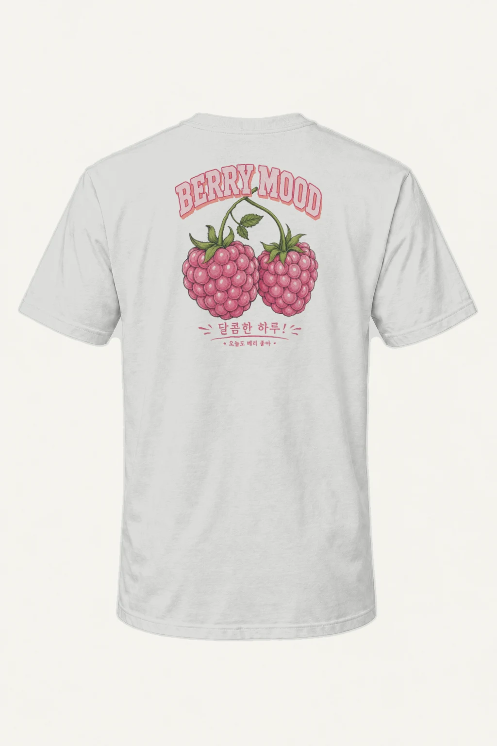 "Berry Mood" Heavyweight Unisex Crewneck T-shirt | Gildan 5000