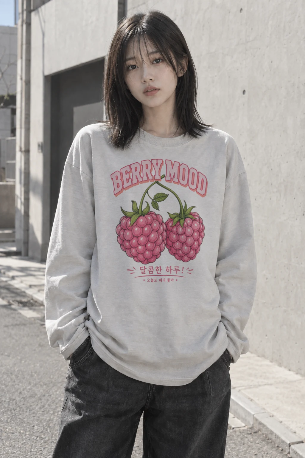 "Berry Mood" Unisex Longsleeve T-shirt | Gildan 2400