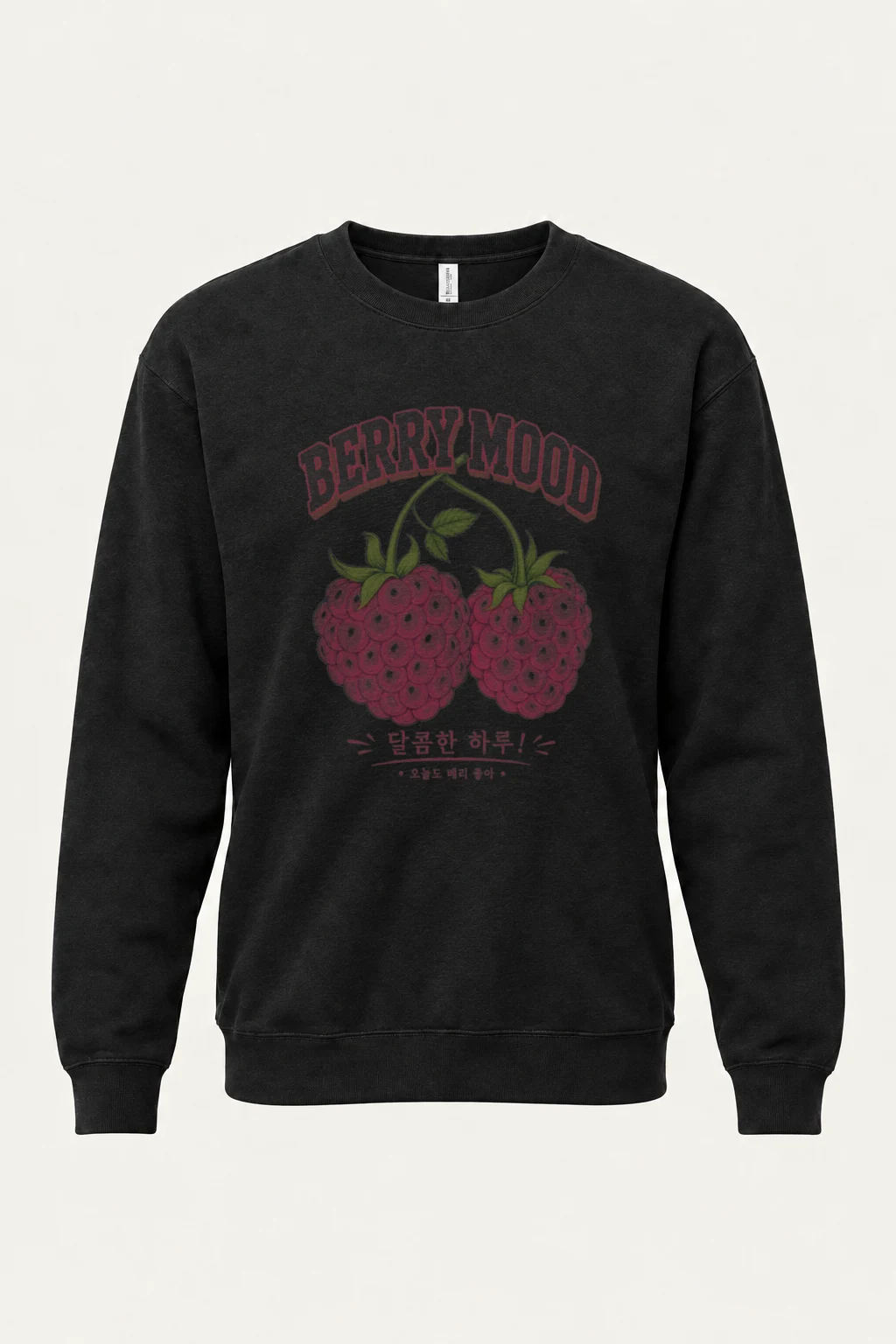 "Berry Mood" Unisex Sponge Fleece Crewneck Sweatshirt | Bella + Canvas 3901