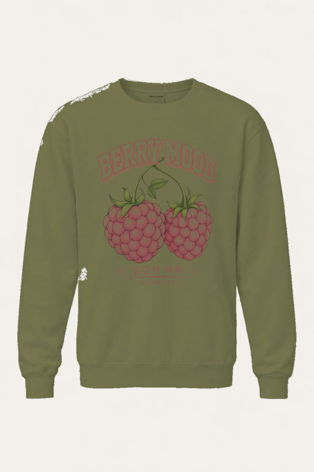 "Berry Mood" Unisex Sponge Fleece Crewneck Sweatshirt | Bella + Canvas 3901