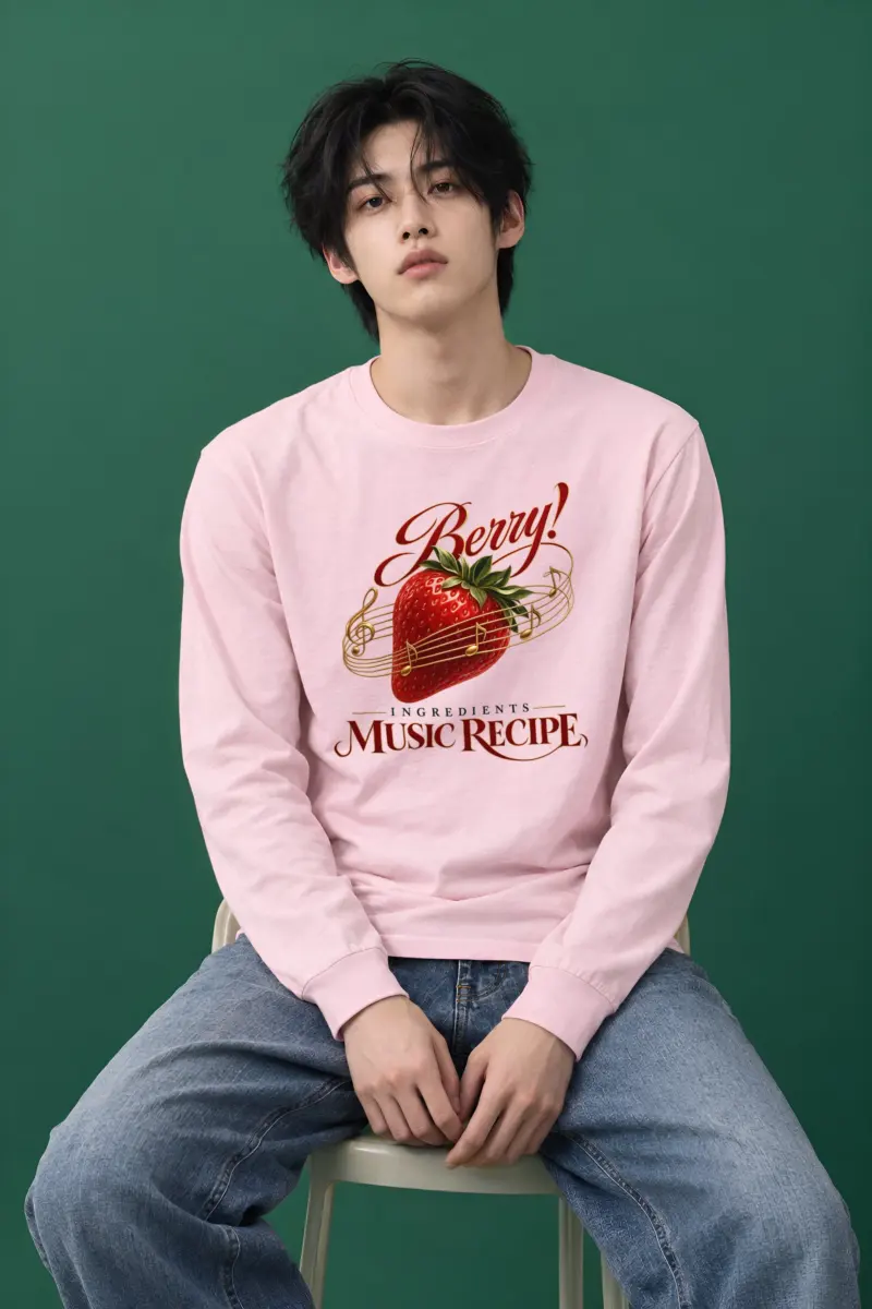 "Berry Music Recipe" Unisex Longsleeve T-shirt