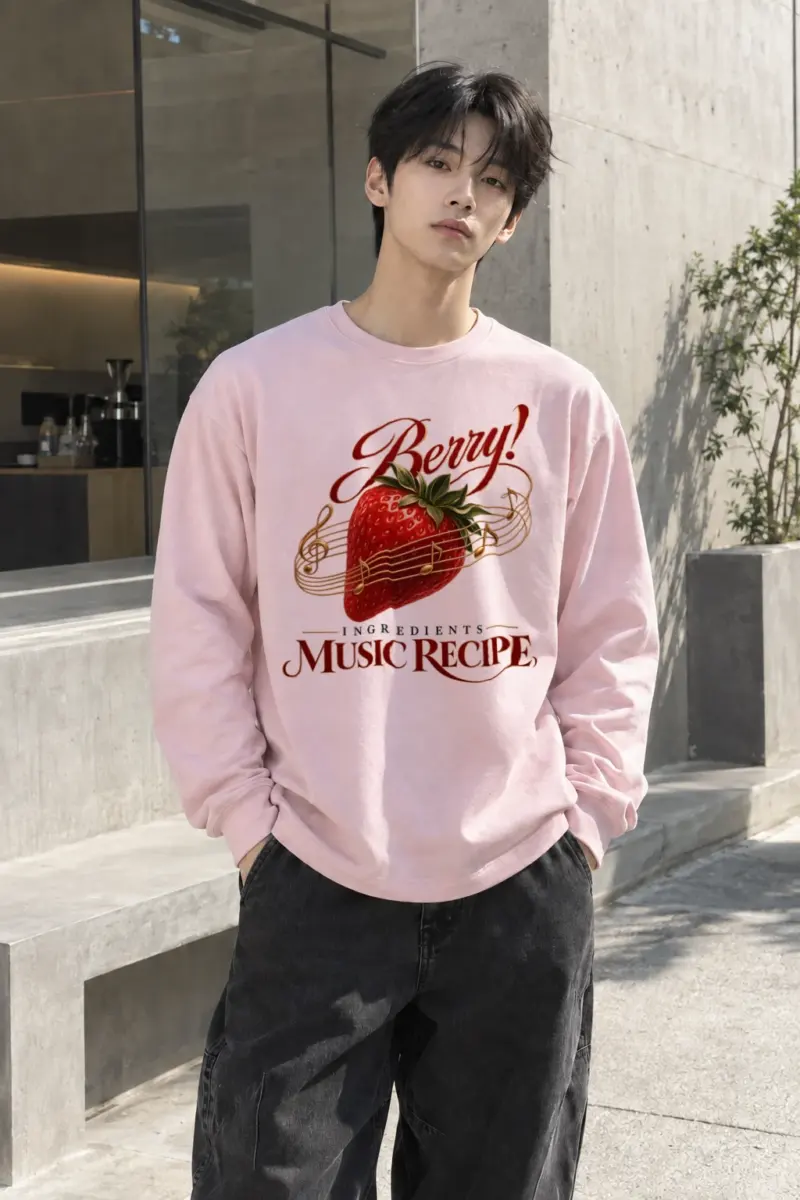"Berry Music Recipe" Unisex Longsleeve T-shirt | Gildan 2400