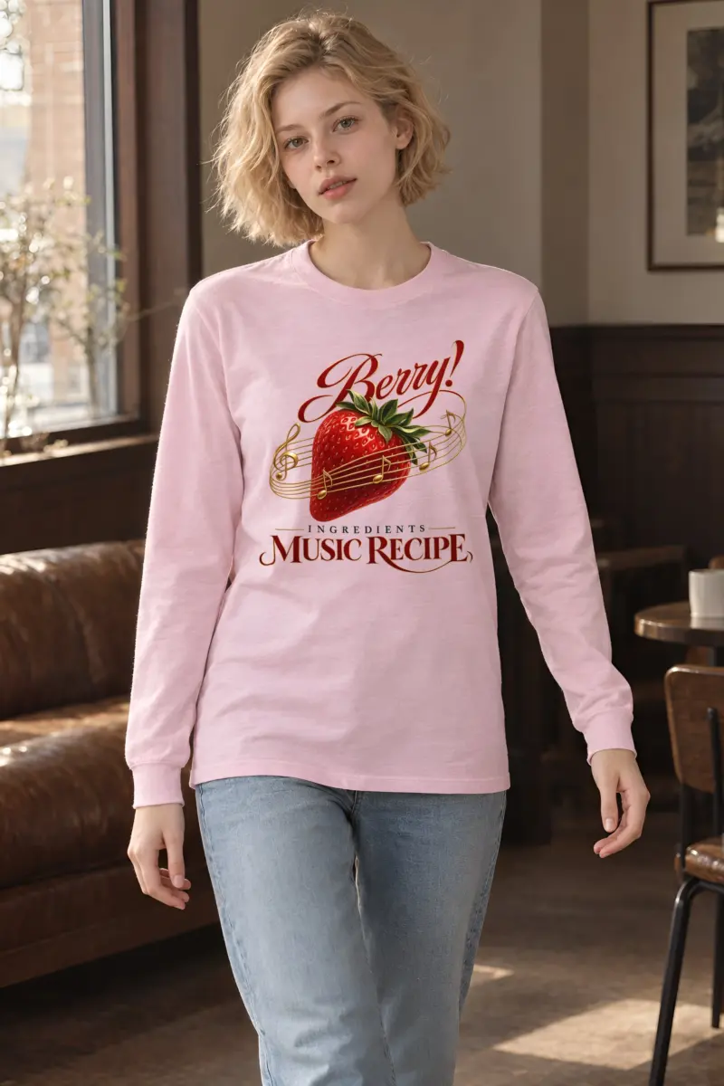 "Berry Music Recipe" Unisex Longsleeve T-shirt