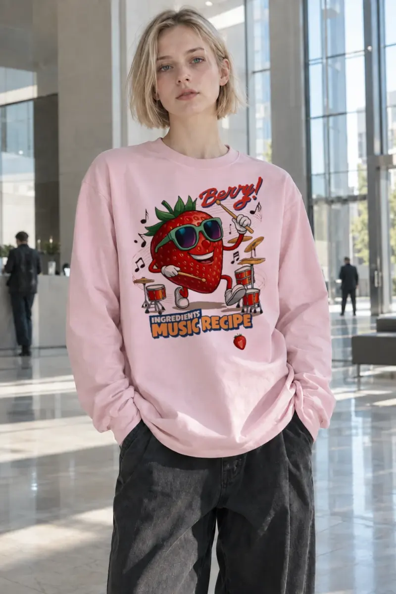 "Berry Music Recipe" Unisex Longsleeve T-shirt | Gildan 2400