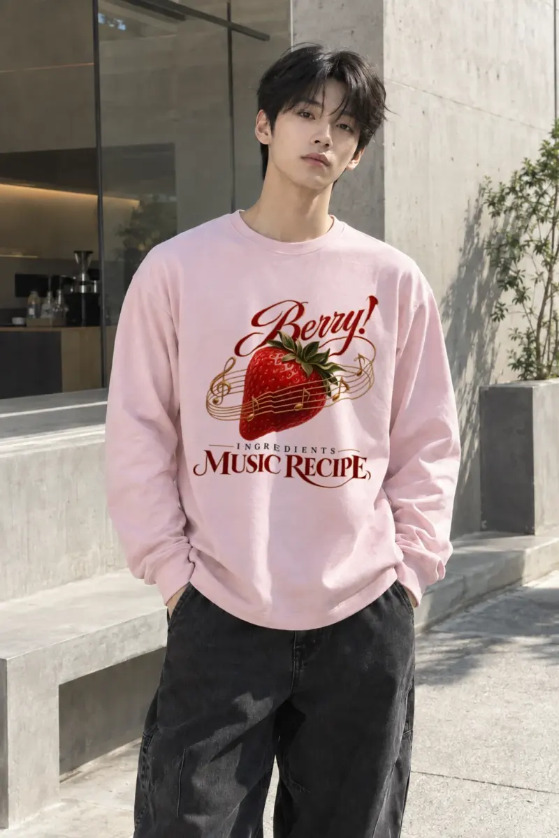 "Berry Music Recipe" Unisex Longsleeve T-shirt | Gildan 2400