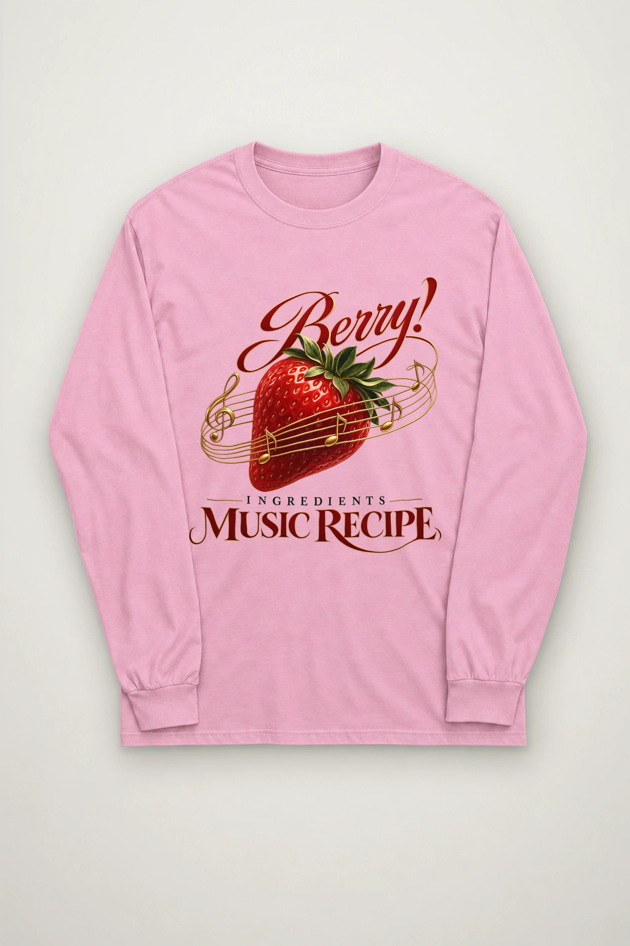 "Berry Music Recipe" Unisex Longsleeve T-shirt
