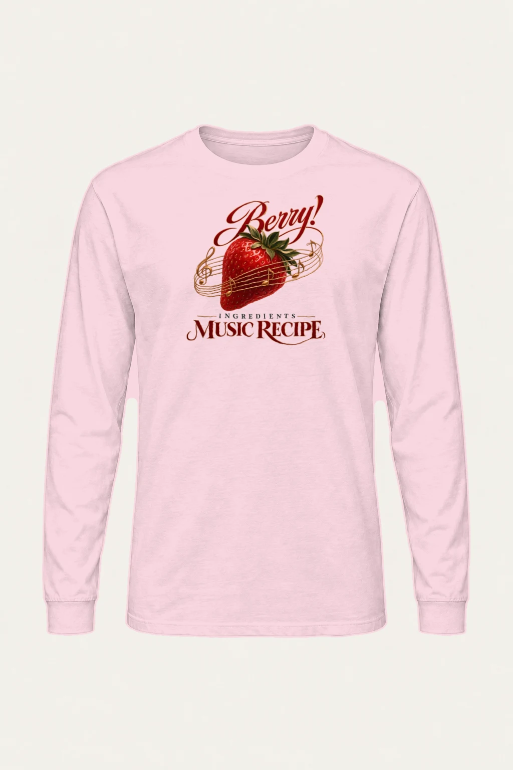 "Berry Music Recipe" Unisex Longsleeve T-shirt | Gildan 2400