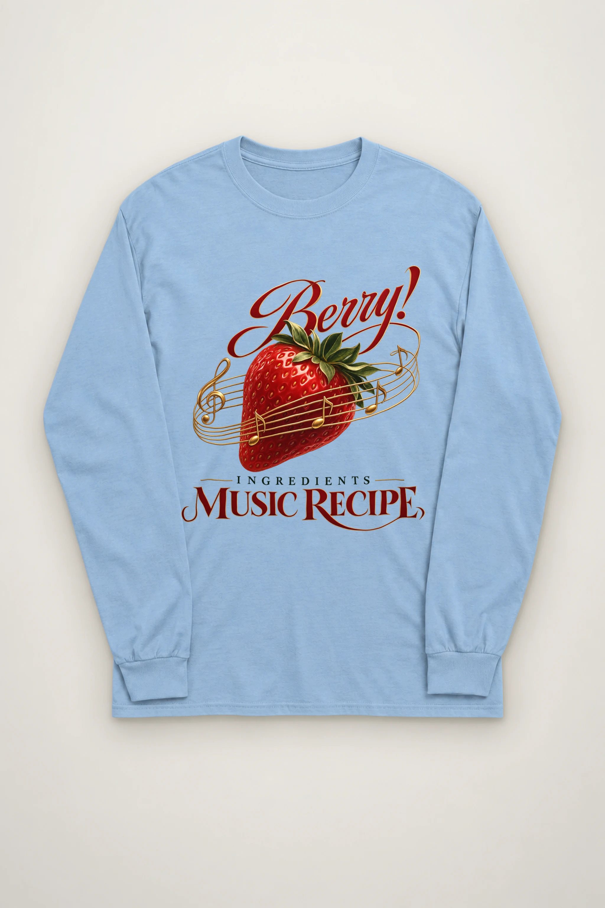 "Berry Music Recipe" Unisex Longsleeve T-shirt