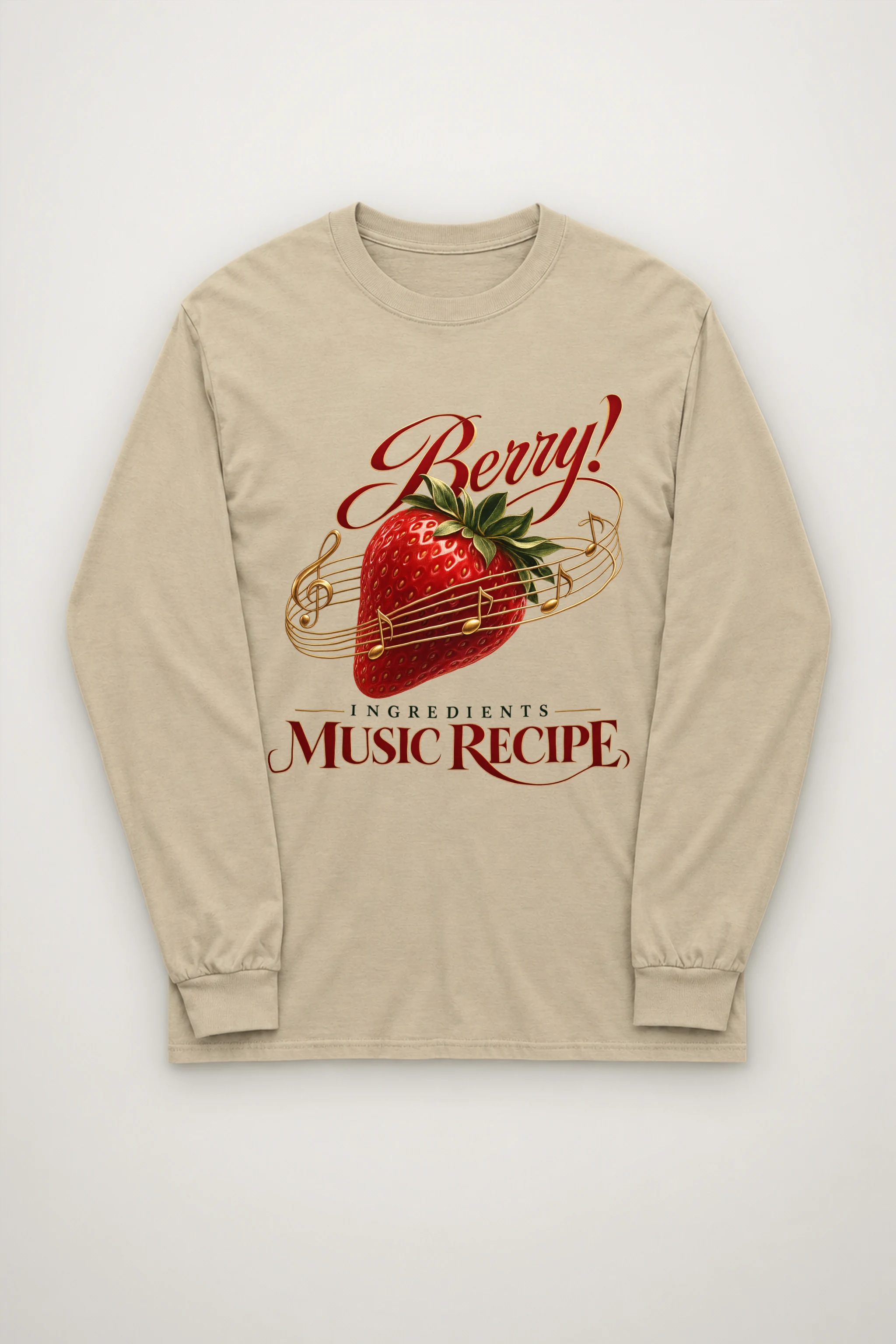"Berry Music Recipe" Unisex Longsleeve T-shirt
